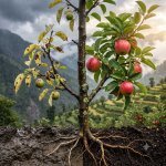 Unlocking the Root Cause of Early Leaf  Fall in Himalayan Apple Orchards: A Physiological & Hormonal Perspective